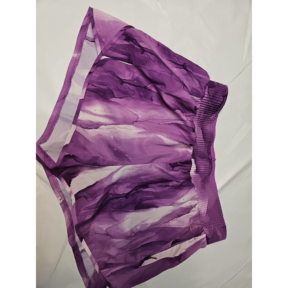 Calia Purple Marble Running Shorts Women's XS